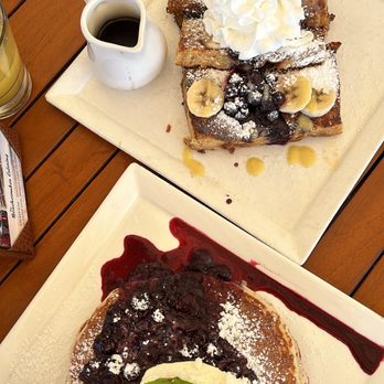 The Beachcomber - Lemon ricotta pancakes and French toast - Seafood Near Me - Newport Beach, California