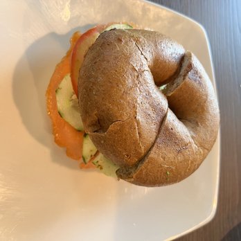 Fresheria - Salmon bagel & cream sandwich - Sandwiches Near Me - La Jolla, California