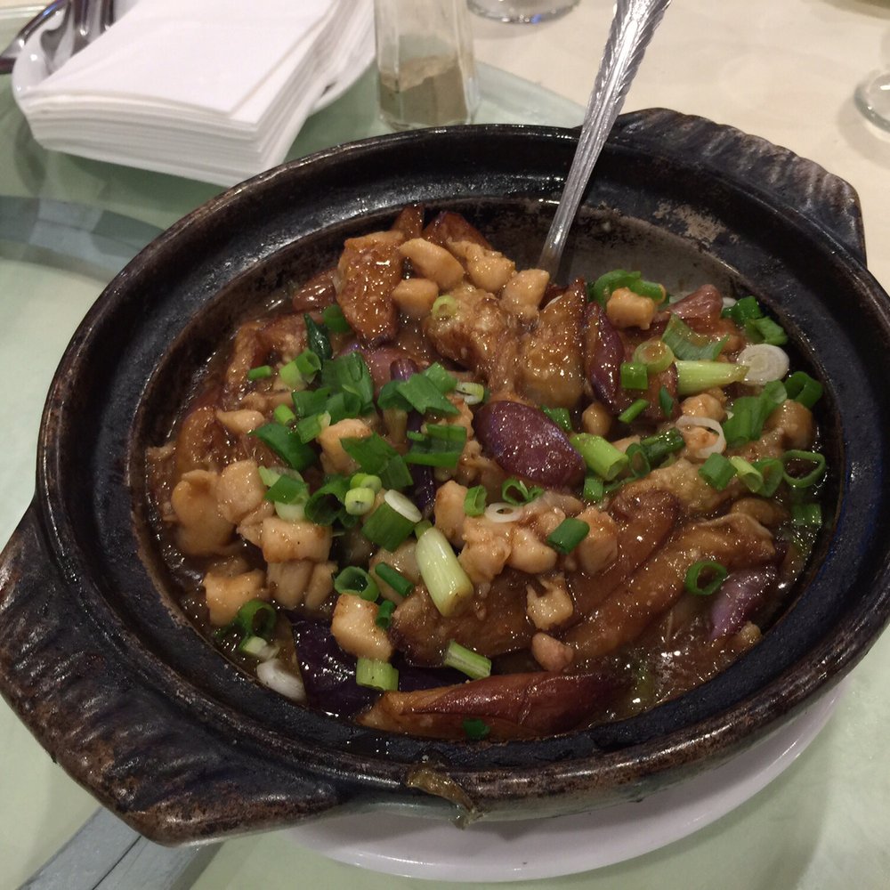 Golden Bay Restaurant - eggplant with anchovies and chicken - Chinese Near Me - Brooklyn, New York Golden Bay Restaurant - eggplant with anchovies and chicken - Chinese Near Me - Brooklyn, New York