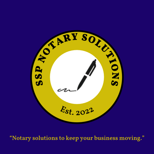 SSP NOTARY SOLUTIONS Request a Quote District Heights, Maryland