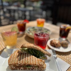 Oromo Cafe - Assortment of food and drinks at Oromo Cafe