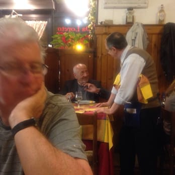Trattoria Da Loreto - Owner waiting tables. - Italian Near Me - Rome, RM