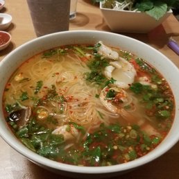 Spicy Seafood Pho Rice Noodles Spicy Seafood Pho Rice Noodles