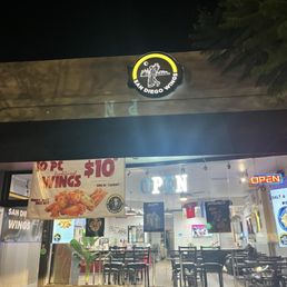 Exterior outside entrance of San Diego Wings - Lemon Grove, California Exterior outside entrance of San Diego Wings - Lemon Grove, California