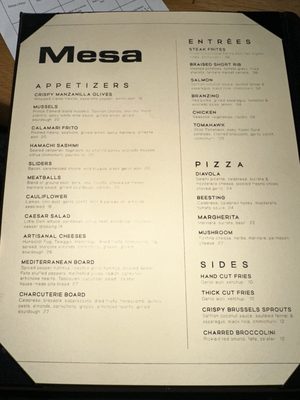 Menu photo 8 Mesa Costa Mesa, CA Menu photo 8 Mesa Costa Mesa, CA