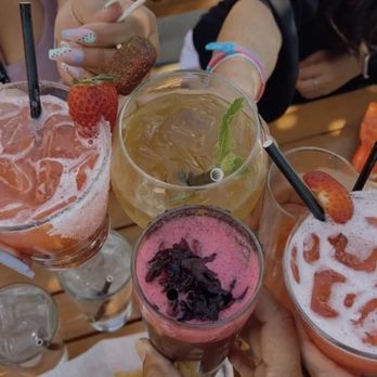 Kalaveras - Strawberry Margarita, Regular Margarita, and a Diablo - Cocktail Bars Near Me - Bellflower, California Kalaveras - Strawberry Margarita, Regular Margarita, and a Diablo - Cocktail Bars Near Me - Bellflower, California