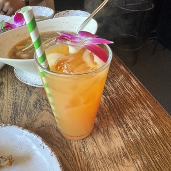 Thai District - Lychee White Sangria - Thai Near Me - Long Beach, California