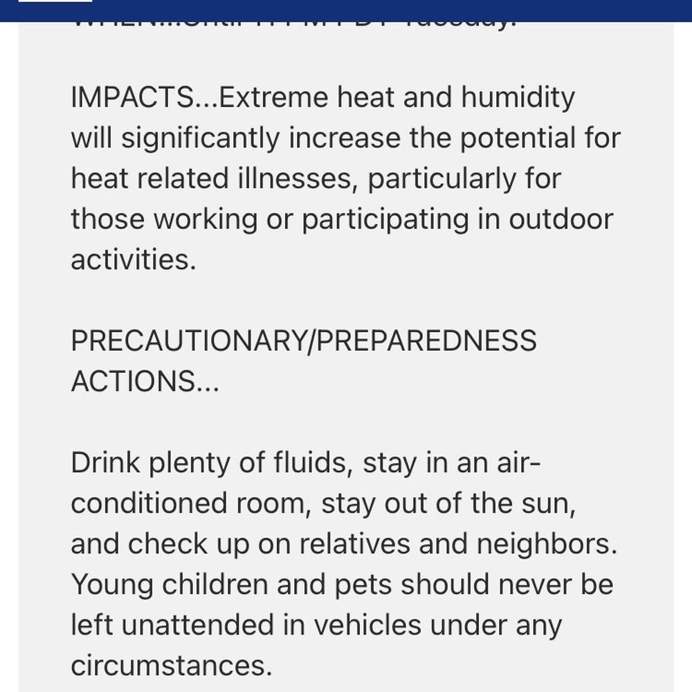 La Tortuga - The warning put out saying dogs can't be left in cars in this heat. - Mexican Near Me - Everett, Washington