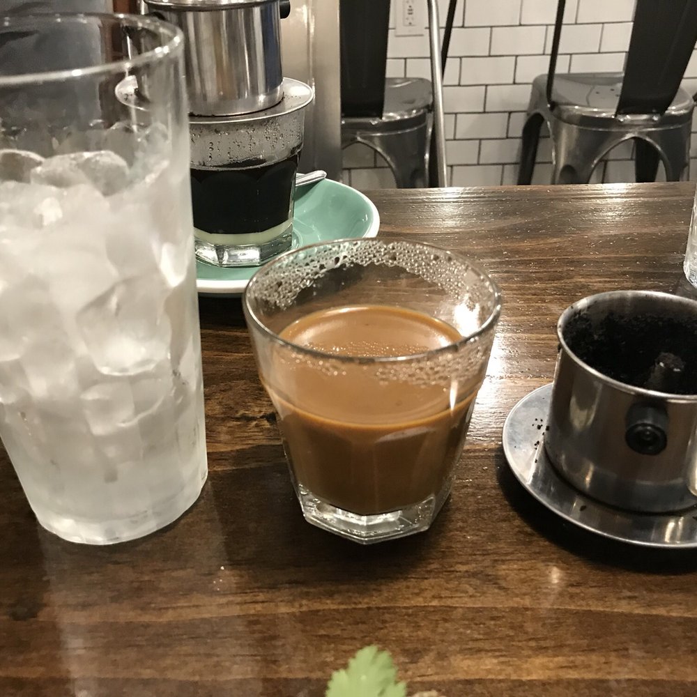 Ineffable Ca Phe - Iced Vietnamese coffee - cool concept, slightly sweet - Vietnamese Near Me - Pittsburgh, Pennsylvania