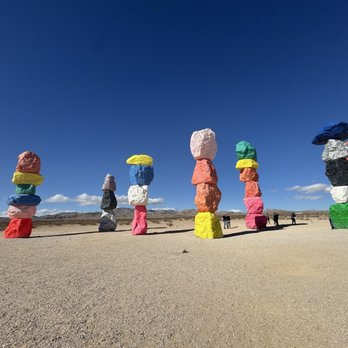 Seven Magic Mountains - Public Art Near Me - Las Vegas, Nevada Seven Magic Mountains - Public Art Near Me - Las Vegas, Nevada