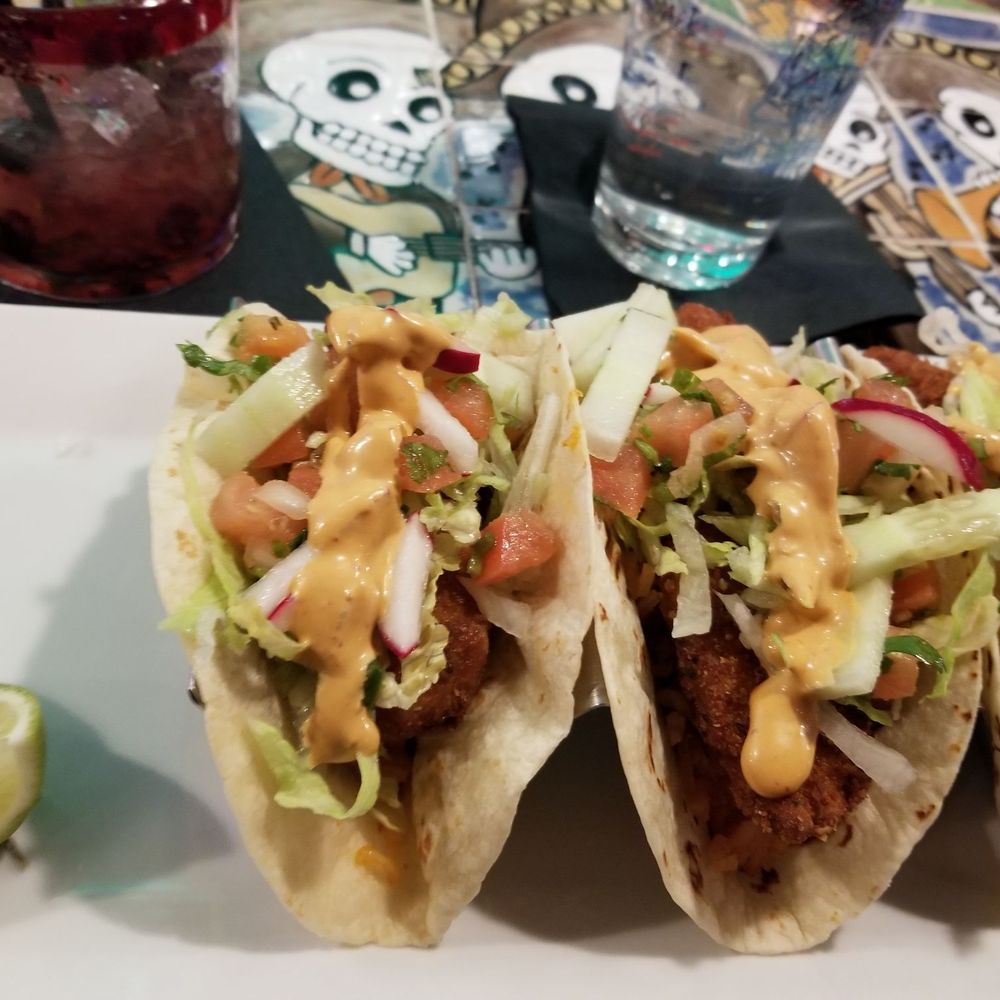 Frida Cantina - Fish tacos ($10.00). - Mexican Near Me - Philadelphia, Pennsylvania