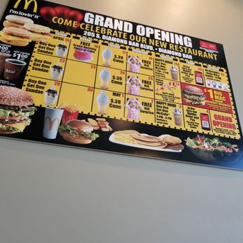 McDonald's - Fast Food Near Me - Diamond Bar, California McDonald's - Fast Food Near Me - Diamond Bar, California