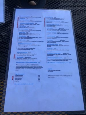 Menu photo 6 Dock House Seafood & More Holden Beach, NC