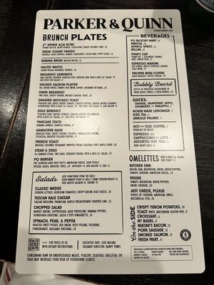 Menu photo 2 Parker & Quinn New York, NY Menu photo 2 Parker & Quinn New York, NY