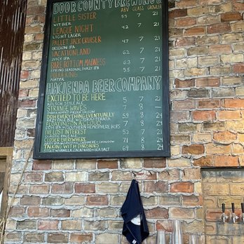 Door County Brewing - Tap menu - Brewpubs Near Me - Baileys Harbor, Wisconsin