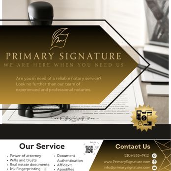 Primary Signature - Notaries Near Me Primary Signature - Notaries Near Me