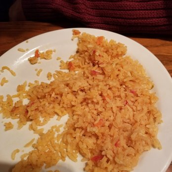 Las Palmitas 2 - LOL...my other half devouring the rice now that he discovered he can actually it eat - Mexican Near Me - Colorado Springs, Colorado