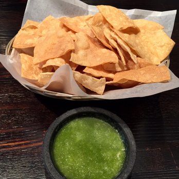 ConiSeafood - Chips and salsa. Dinner 4/4/2017 - Mexican Near Me - Inglewood, California