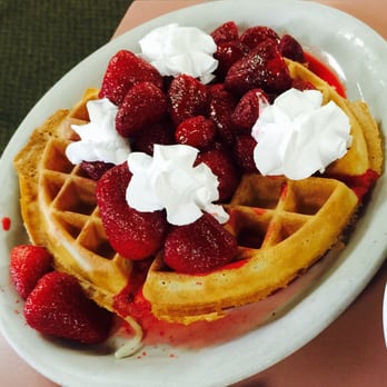 Omelette Factory Santee - Strawberry waffle (huge) - Breakfast & Brunch Near Me - Santee, California Omelette Factory Santee - Strawberry waffle (huge) - Breakfast & Brunch Near Me - Santee, California