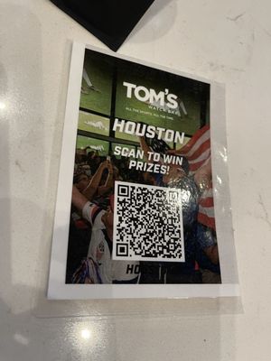 Menu photo 8 Tom's Watch Bar Houston, TX Menu photo 8 Tom's Watch Bar Houston, TX