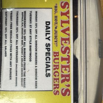 Sylvesters Burgers - Daily Specials... - American Near Me - Oceano, California Sylvesters Burgers - Daily Specials... - American Near Me - Oceano, California
