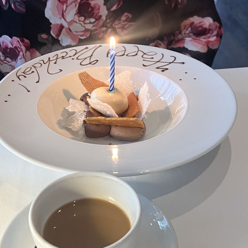 Le Crocodile Restaurant - Birthday desert - French Near Me - Vancouver, British Columbia Le Crocodile Restaurant - Birthday desert - French Near Me - Vancouver, British Columbia