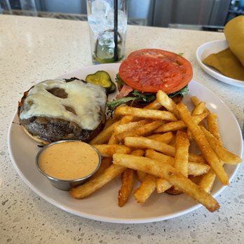 Second Bar & Kitchen At East Austin Hotel - Burger and fries - Breakfast & Brunch Near Me - Austin, Texas Second Bar & Kitchen At East Austin Hotel - Burger and fries - Breakfast & Brunch Near Me - Austin, Texas