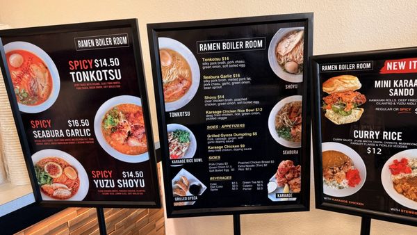Menu photo 8 Ramen Boiler Room West Covina, CA