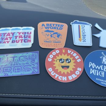 Dutch Bros Coffee - Stickers - Juice Bars & Smoothies Near Me - Sugar Land, Texas
