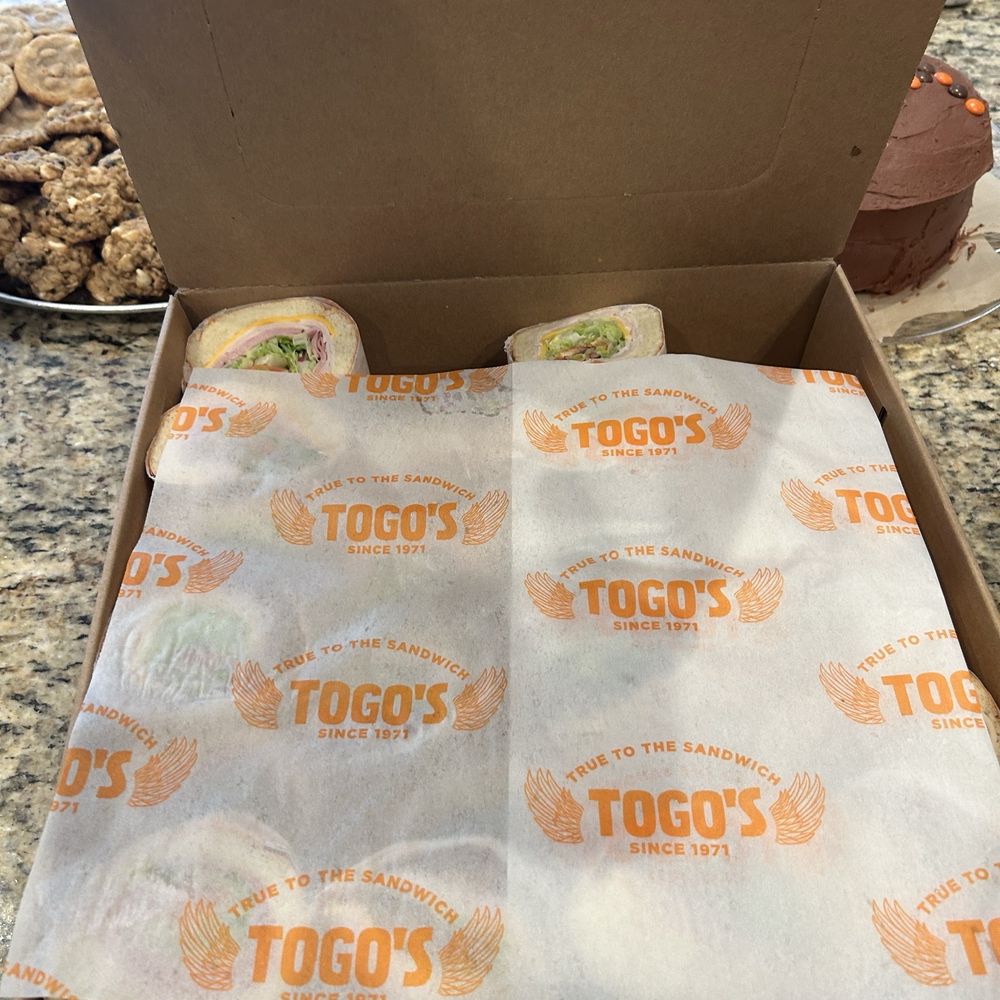 TOGO'S Sandwiches - This box probably weighed 7-9lbs. Great presentation too. - Sandwiches Near Me - Temecula, California TOGO'S Sandwiches - This box probably weighed 7-9lbs. Great presentation too. - Sandwiches Near Me - Temecula, California