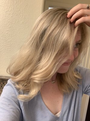 Blond Highlights - As a graduate of Paul Mitchell Academy in Los Angeles, I bring my love and knowledge of hair design to a diverse clientele ranging from business executives to high school students and young children.
I continue to enhance my skills through ongoing training with Vidal Sassoon, Bumble & Bumble and Market One.
With close ties to the community, I also donate my time and skills to a number of local charities. Blond Highlights - As a graduate of Paul Mitchell Academy in Los Angeles, I bring my love and knowledge of hair design to a diverse clientele ranging from business executives to high school students and young children.
I continue to enhance my skills through ongoing training with Vidal Sassoon, Bumble & Bumble and Market One.
With close ties to the community, I also donate my time and skills to a number of local charities.