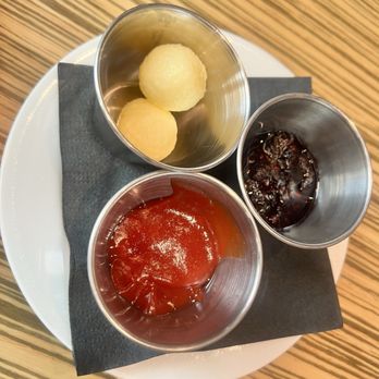 Ovide Restaurant - Butter, Ketchup, home made blackberry preserve - Southern Near Me - Miramar Beach, Florida
