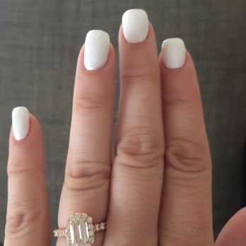702 Nail Lounge - My diamond white nails! Thanks Jolene!! - Nail Salons Near Me - Henderson, Nevada