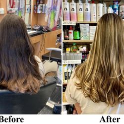 United Hair Salon - Highlights, Cut & Style!
Done by Sam