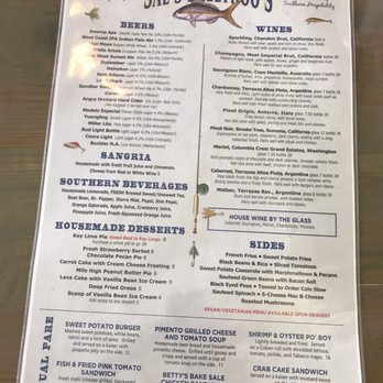 Sal's Ballyhoo's - Menu pics - Seafood Near Me - Key Largo, Florida Sal's Ballyhoo's - Menu pics - Seafood Near Me - Key Largo, Florida