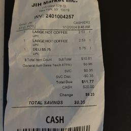 The check... The check...