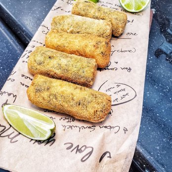 Sergios - Spinach & Potato Croquetas - Cuban Near Me - Miami, Florida Sergios - Spinach & Potato Croquetas - Cuban Near Me - Miami, Florida