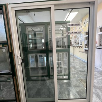 Fast Windows and More - Sliding patio door  (inside view) *special order* white vinyl only, No aluminum patio doors** - Door Sales/Installation Near Me - Los Angeles, California