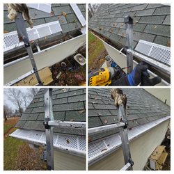 KAZZ Handyman Services - Vinyl gutter guard installation