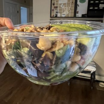 Simply Green Cafe - Protein paradise salad - so big! - Vegan Near Me - Ramsey, New Jersey