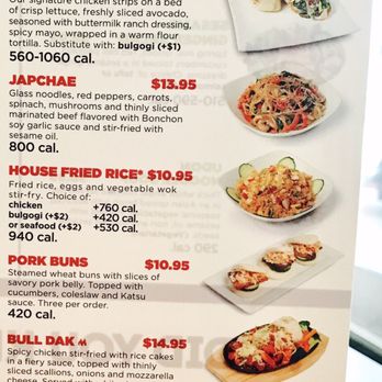 Bonchon Costa Mesa - MENU - Chicken Wings Near Me - Costa Mesa, California