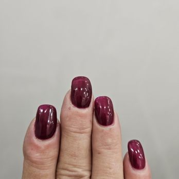 Lily Nails - I know, ugly hands. Maybe that's why he couldn't get them even - Nail Salons Near Me - Tallahassee, Florida