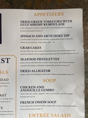 Menu photo 3 Antoine's Restaurant New Orleans, LA Menu photo 3 Antoine's Restaurant New Orleans, LA