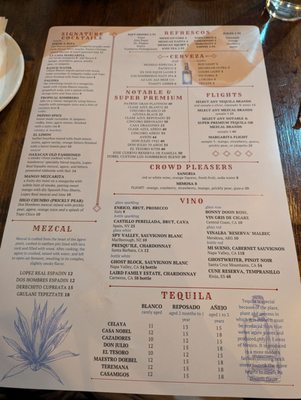 Menu photo 4 Los Sombreros Mesa, AZ