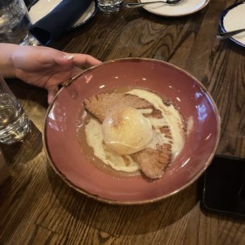 Bosscat Kitchen & Libations - FRIED APPLE PIE- bit too sweet for me - New American Near Me - Irvine, California