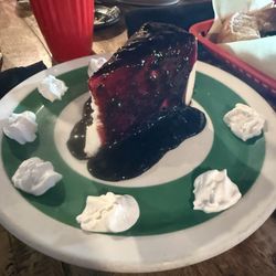 Snaffle Bit Dinner House - Huckleberry cheese cake