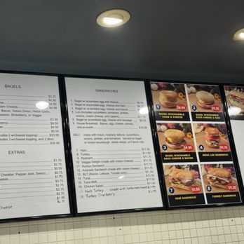 Main Street Bagels - New clear menu - Bagels Near Me - San Leandro, California