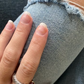 French Nails & Spa - Mableton - Old manicure not fully removed (this was on multiple fingers) - Nail Salons Near Me - Mableton, Georgia
