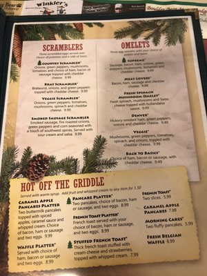 Menu photo 2 Wild’s Granary Restaurant Boulder Junction, WI