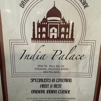 India Palace - Menu - Indian Near Me - Phoenix, Arizona